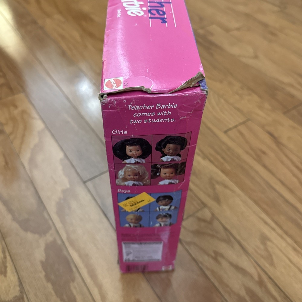 1995 Teacher Barbie Doll Kids Classroom Set Mattel 13914 New In Box NRFB - Picture 6 of 7